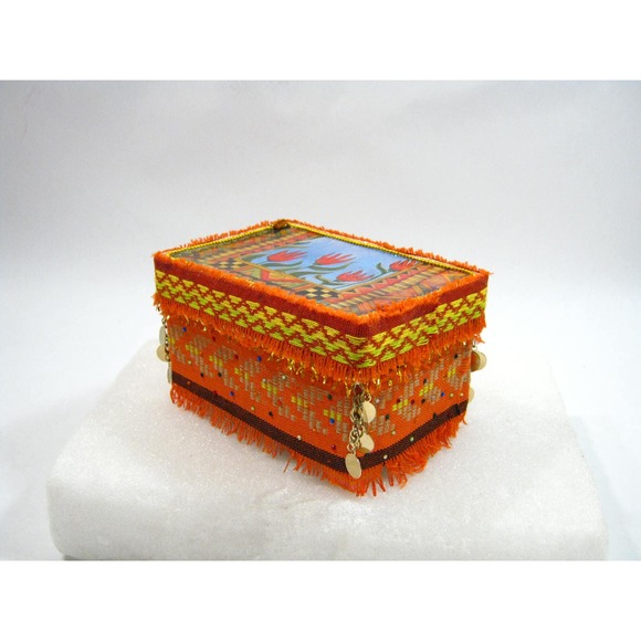 Keepsake Jewelry Trinket Box for Mementos Desk Items w/ Mini Journal + Potpourri - Picture 6 of 10